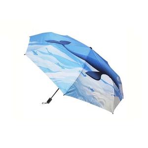 China Black Metal Frame Small Foldable Umbrella , Collapsible Umbrella Digital Printing on sale
