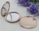 High quality plastic pocket compact mirror/cosmetic mirror/makeup mirror