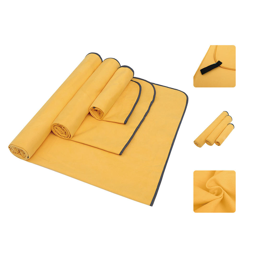 High Absorbency Light Weight Quick Dry Travel Towel Soft Hand Feeling Microfiber