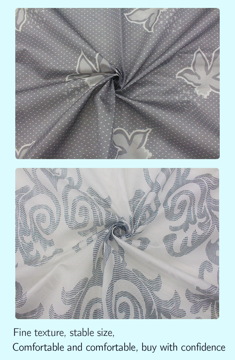 100% Polyester 100gsm Mattress Knitted Fabric Printed