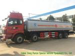 FOTON Petroleum Oil / Gasoline Delivery Truck , Crude Oil Tanker Truck 32000L
