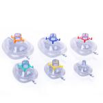 Inflatable Valve Anaesthetic Face Mask , CE Size 0-6 Pvc Anaesthesia Mask