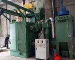 Single Hook Automatic Shot Blasting Machine , Castings Cleaning Shot Blasting