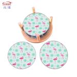 Sustainable Clear Float Tempered Glass Coaster Custom Cut Shape Kitchen Cutting