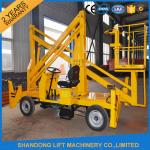 Automatic 4 Wheels Articulated Vehicle Mounted Boom Lift for 8m - 14m Aerial