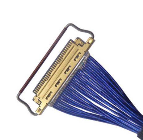 50-15000mm 60 Pin Lvds Cable , 370mm Thick Coaxial Cable For Display Note PC