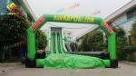 Large Inflatable Water Slide Park On Land For Fun Outdoor Amusement Park