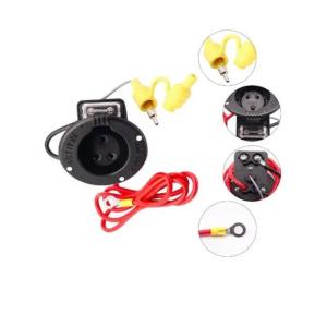 China Electric Golf Cart Club Car Ds Charger Receptacle With 48V Fuse Assembly factory