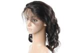 Double Weft 360 Lace Human Hair Wigs Double Can Be Dyed Ironed And Restyled