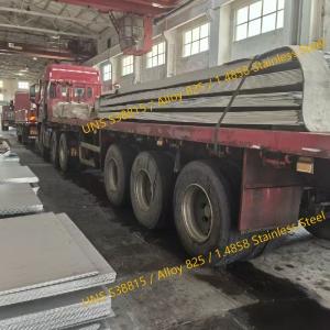 China UNS S38815 / Alloy 825 / 1.4858 Stainless Steel Plate Hot Rolled 3.0 - 40.0mm Thickness factory