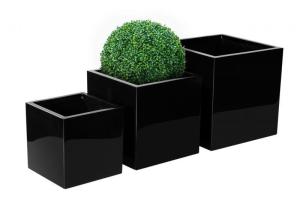 China Rectangular Modern Fiberglass Planters Customized 30-Day Crafted Timeless factory