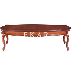 China Traditional Square Luxury Wooden Vintage Coffee Table For Living Room LS-A313J-1 factory