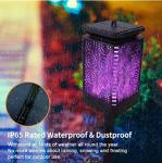 Solar Lantern Lights Flame Waterproof Outdoor Hanging Easy Install Durable