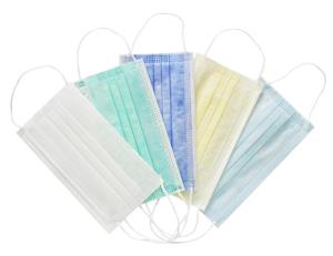 China Multicolor Pollution Face Mask , Disposable Safety Respirator Mask factory