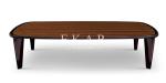 Italian High Gloss Veneer Rectangle Shaped Modern Coffee Table