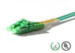 3mm Plastic Optical Fiber Cable Single Mode Plastic / Metal Housings