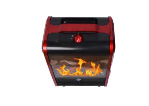 China Red Electric Wood Burner Fireplace Miniature TNP-2008I-E3 For Bedroon / Office factory