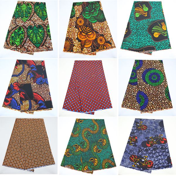 High Quality 100% Cotton Wax Print Fabric African Wax Fabric for Dress Home Textile
