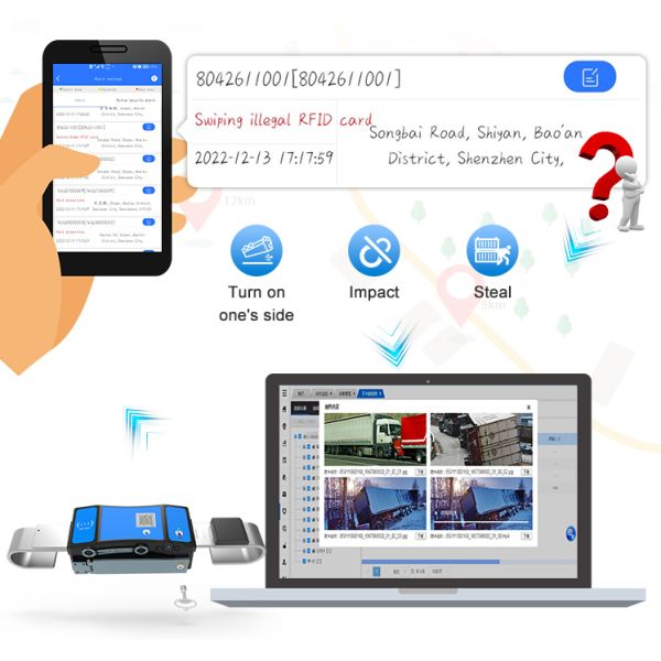 Intelligent Waterproof GPS Camera Video Realtime Monitoring Navigation Seal GPS Tracking Padlock