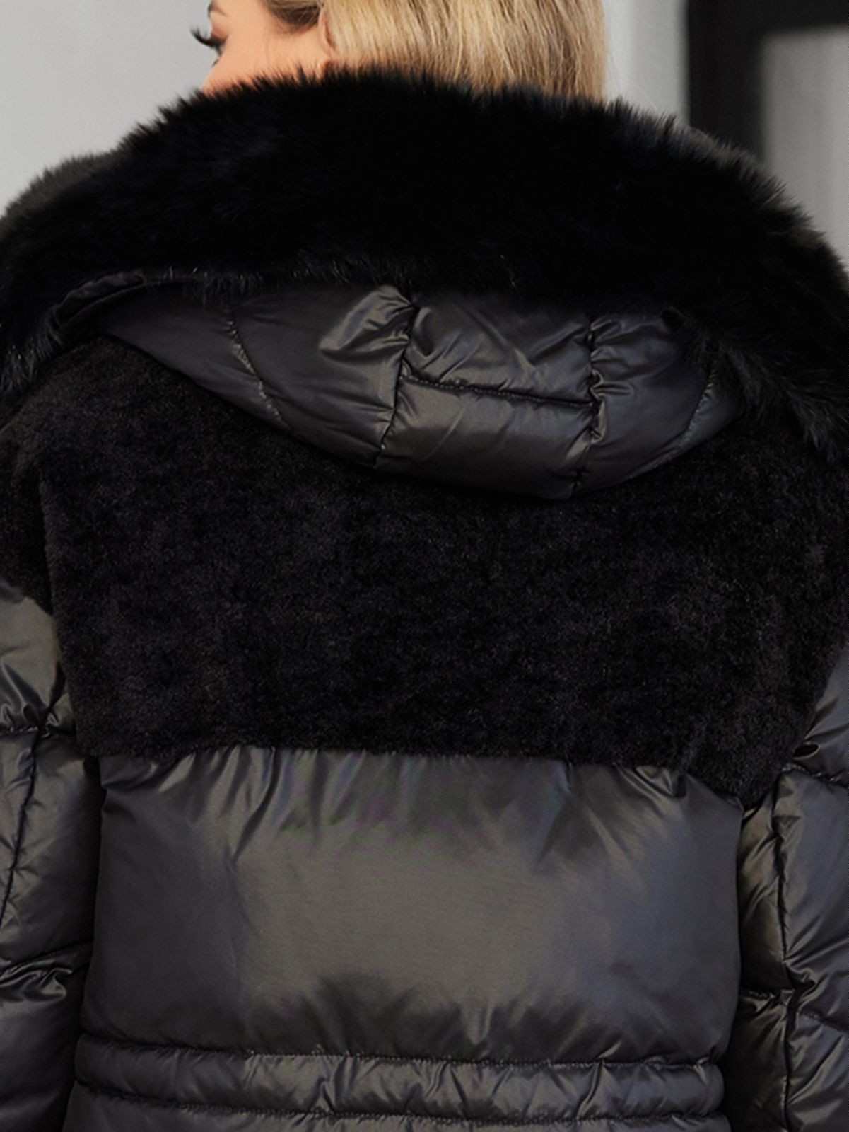 Bio Down Coat Functionality Real Fox Fur Coat Machine Washable Care Instructions For Girls And Women