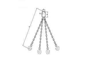 China OEM Lifting Tools Chain Weight Excellent Alloy Steel Three Or Four Legs Complete Sets factory