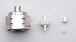 RF connector Mini-DIN 4.3-10 male soldering type connector for RG141 coaxial