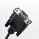 OEM RS232 POS Machine Cable 1.8m DB9 Female To USB 2.0 B Male Type