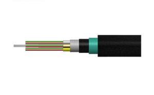 China Direct Burial 144 24 Strand Single Mode Armored Fiber Optic Cable factory