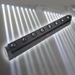 Four-colors Red Green Blue White 8PCS Cree Bulbs LED Moving Head Light With Beam