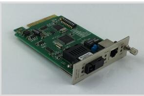 China 10 / 100Base-TX to 100Base-FX Managed Media Converter Card hot plug factory
