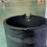 Chemical Stability Aluminum Melting Crucible Round Shape For Aluminum Alloys