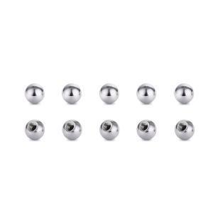 China Drilled Stainless Steel Ball With Hole 18mm 19mm For Body Piercing Jewelry factory