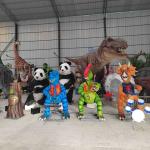 Dynamic Realistic Animatronic Dinosaur Cartoon Model