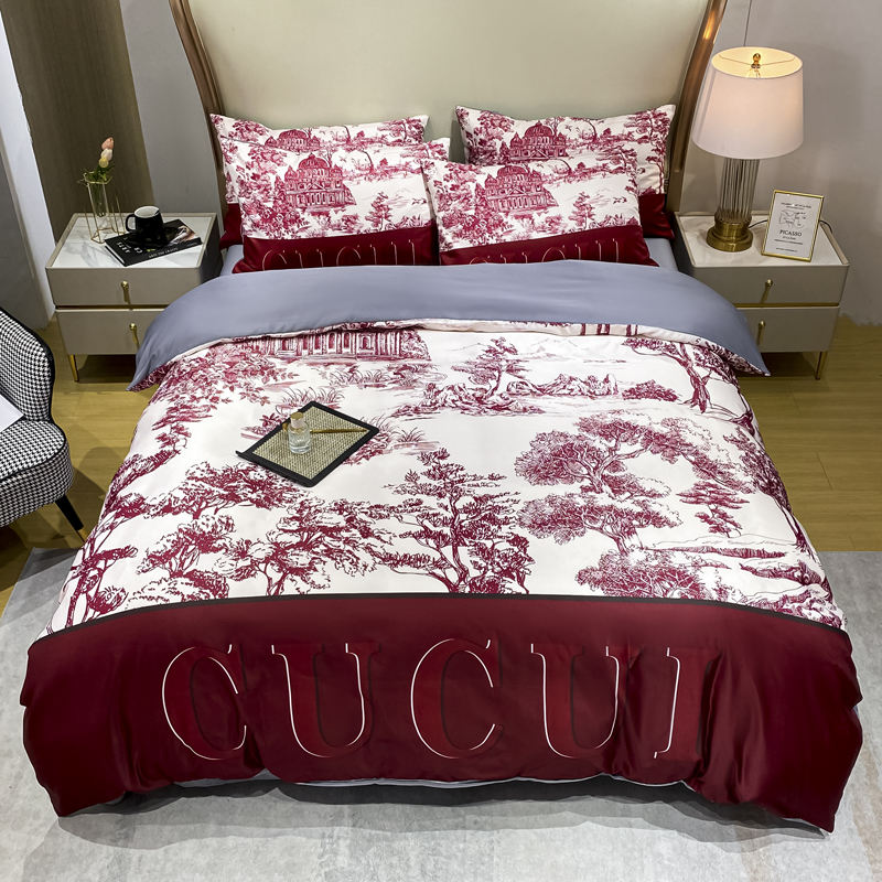 Grade A 3D Printed King Size Bedding Set Luxury Duvet Cover 133x72 Fabric Density