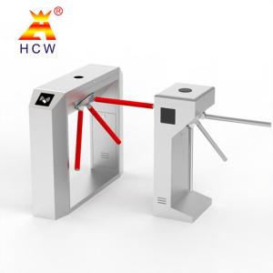 China SS 316 304 Waist Height Tripod Turnstile Gate Automatic Security Access Control factory