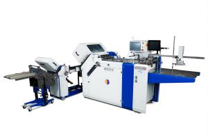 China Pile Feeder Large Format Paper Folding Machine For Pharmaceutical Leaflet factory