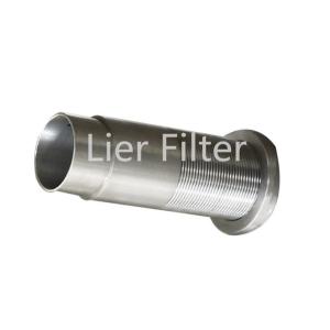 China Vacuum Sintered Mesh Sintered Metal Powder Filter Multi Layer Valve Filter Element factory