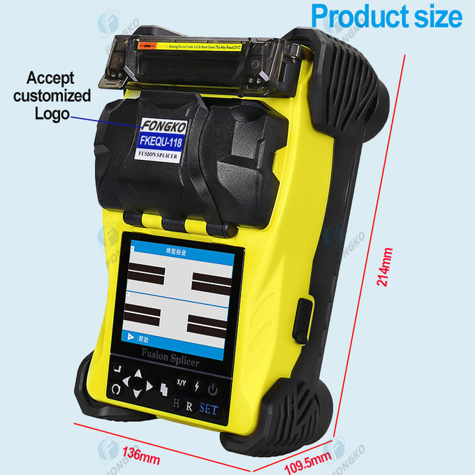 Wire Fusion Splicing Machines , Construction Fiber Optic Fusion Splicer