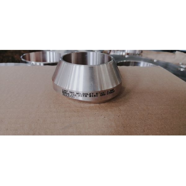 China 6"X 2" Weldolet Fitting 2.5mm UNS C70600 ASTM B151 factory