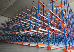 China Semi Automatic Heavy Duty Storage Racks 50 Pallets Deep Shuttle Storage System factory