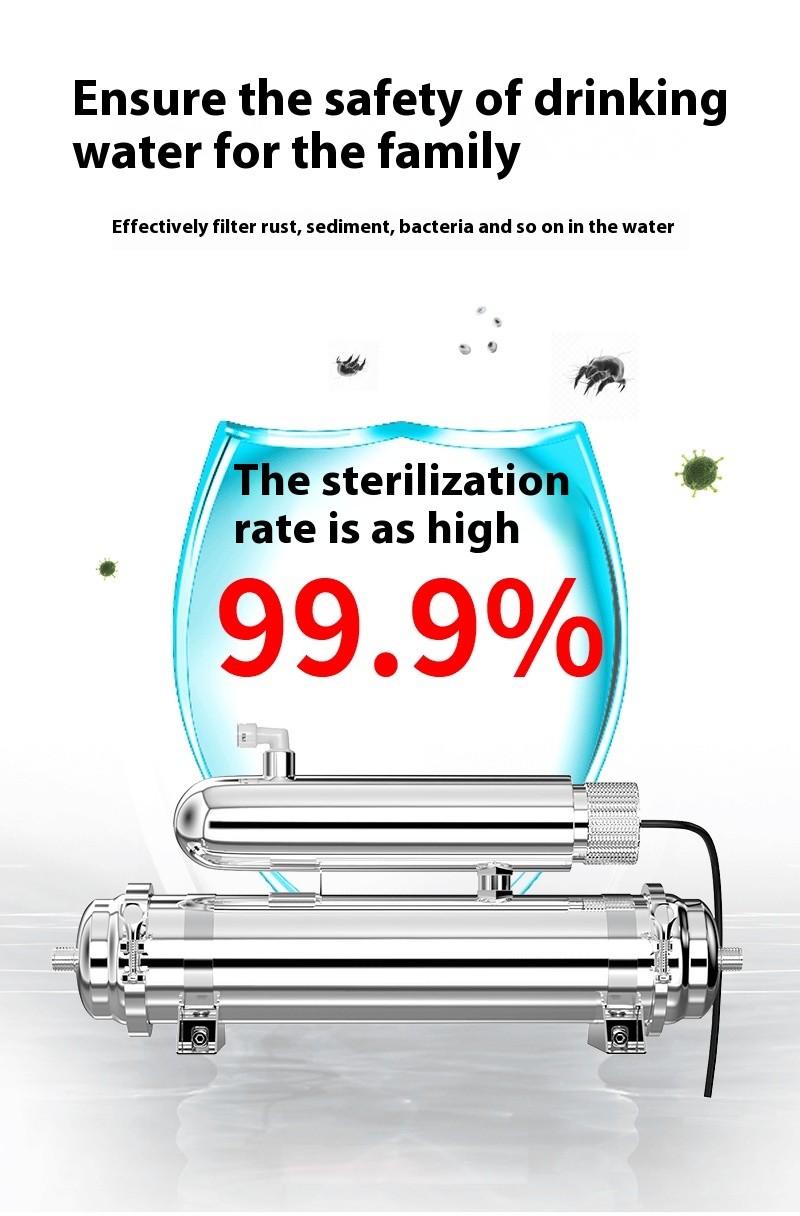 2 Stage Stainless Steel Ultrafiltration Water Filter with 1/4" Or 3/8" Tube