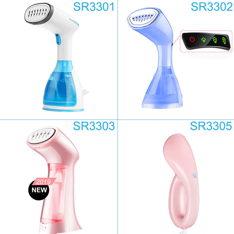 110V Mini Handheld Garment Steamer with Portable and Powerful Steam Iron Capability