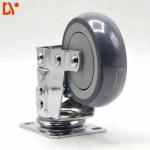 6 Inch Heavy Duty Swivel Industrial Caster Wheels Plate Silent Pu