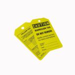 Customizable Plastic Waterproof Safety Tags for Outdoors Use
