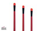 Travel Red Makeup Eyeshadow Blending Brush / Essential Eye Makeup Brushes