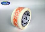 Single Color Print Bopp Packing Adhesive Tape For Carton Sealing Bundling