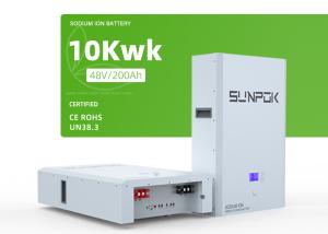 China High Capacity Sodium Ion Battery Built in Smart BMS Wall Mounted Installation factory
