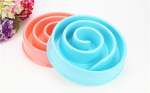 China Chock Preventing Pet Feeder Bowl Puppy 190g Dog Feeding Bowl factory