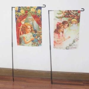 China Christmas Yard Flag factory