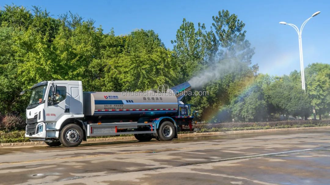 4x2 Diesel Electric Dust Suppression Water Sprinkler Tanker Truck For Street
